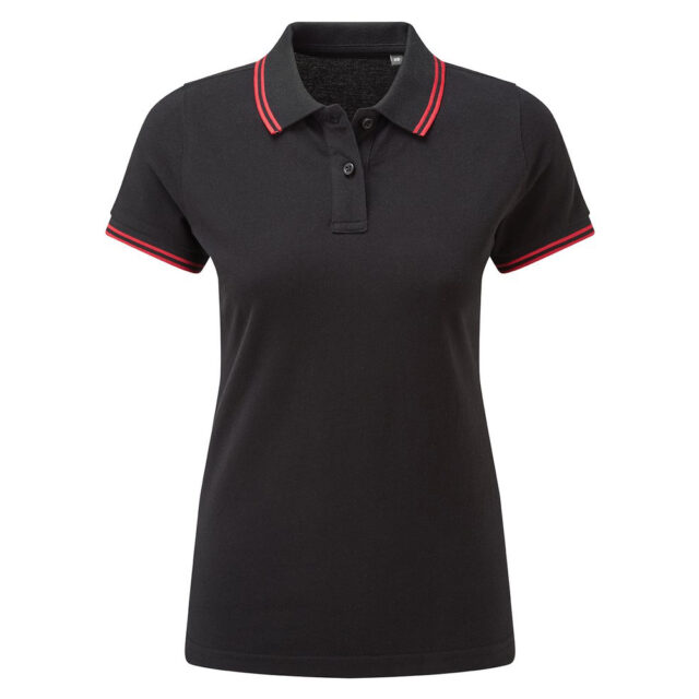 Women’s classic fit tipped polo