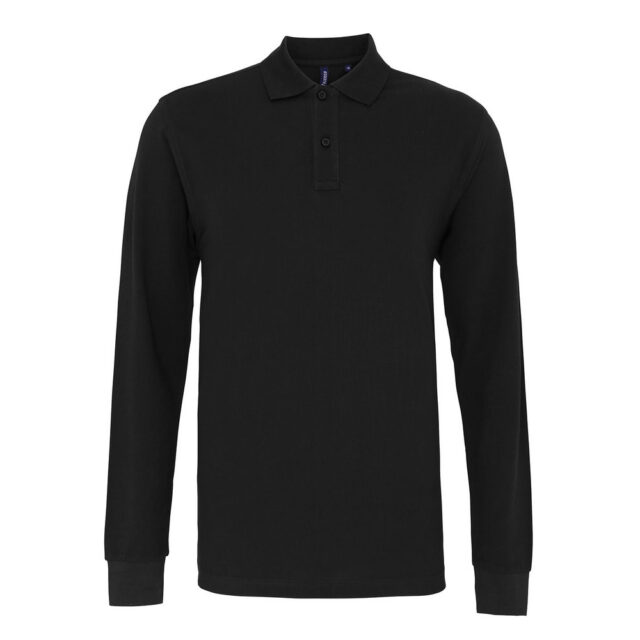 Men’s classic fit long sleeved polo