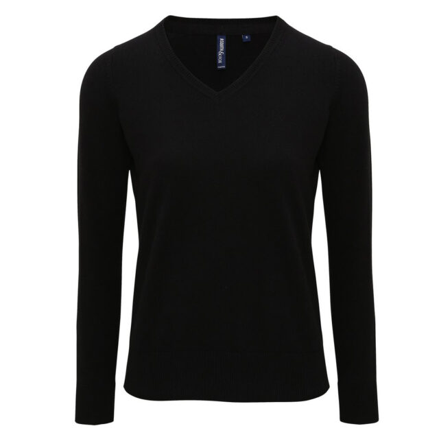 Women’s cotton blend v-neck sweater