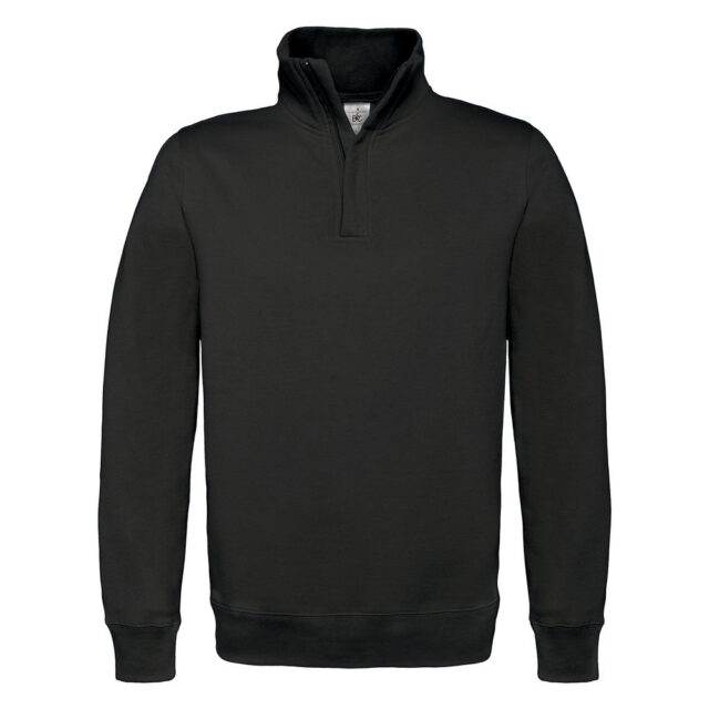 B&C ID.004 1/4 zip sweatshirt