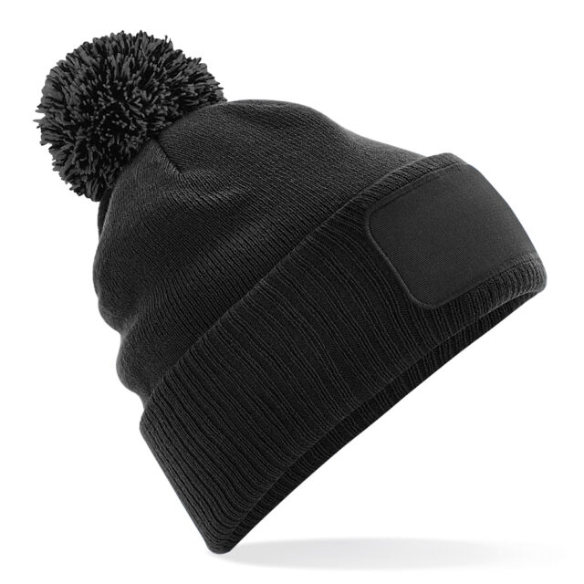 Snowstar patch beanie