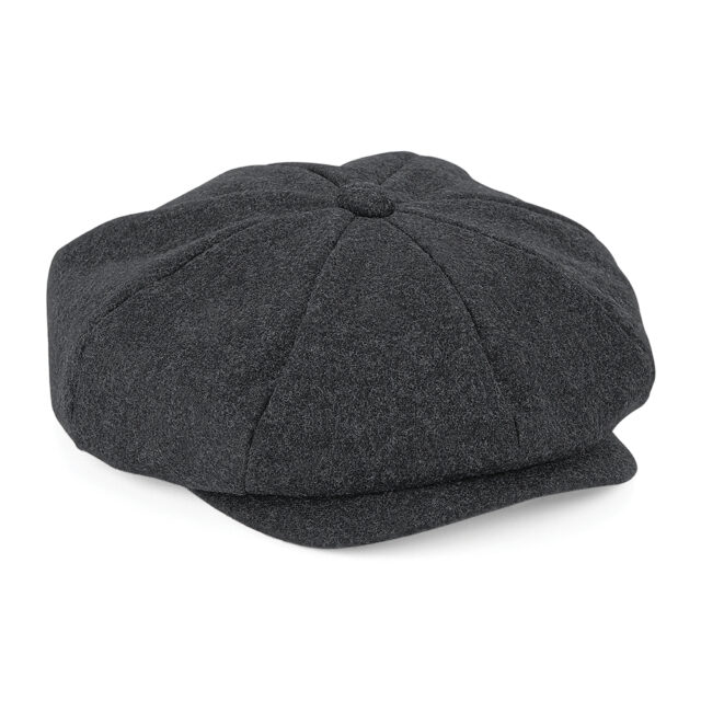 Melton wool baker boy cap