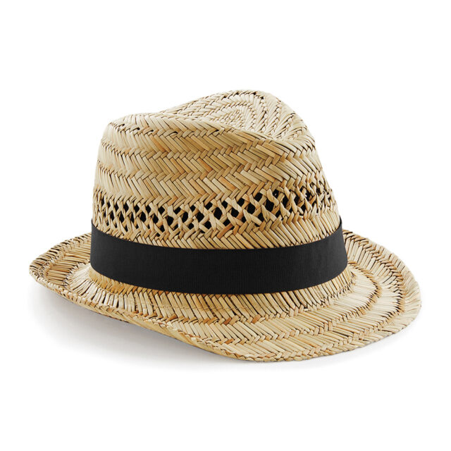 Straw summer trilby