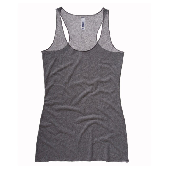 Triblend racerback tank top