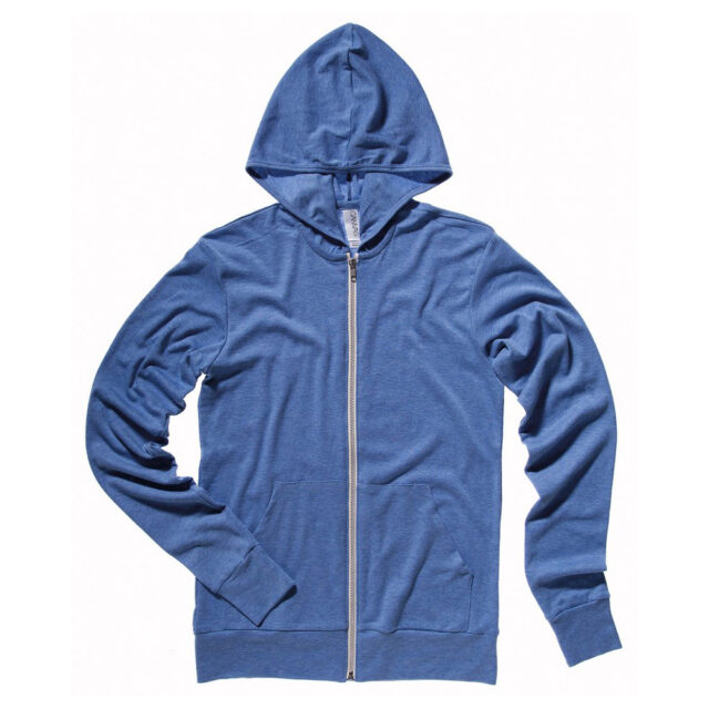 Unisex triblend lightweight hoodie