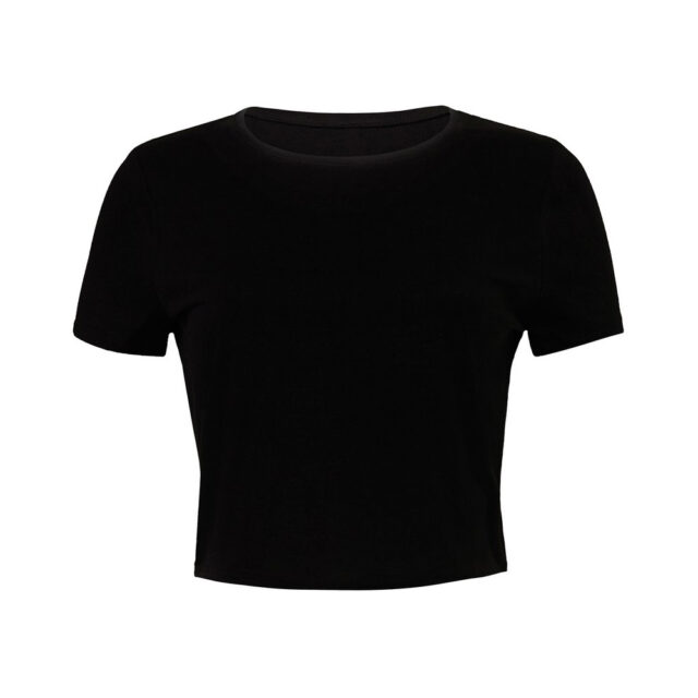 Women’s polycotton crop tee