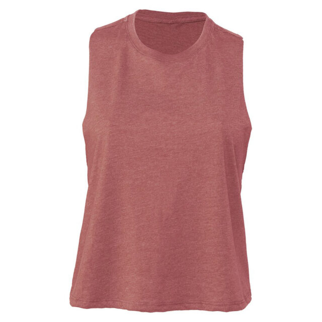 Women’s racerback cropped tank