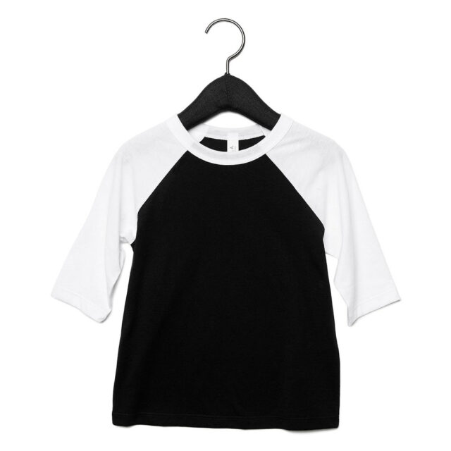 Toddler 3/4 sleeve baseball tee