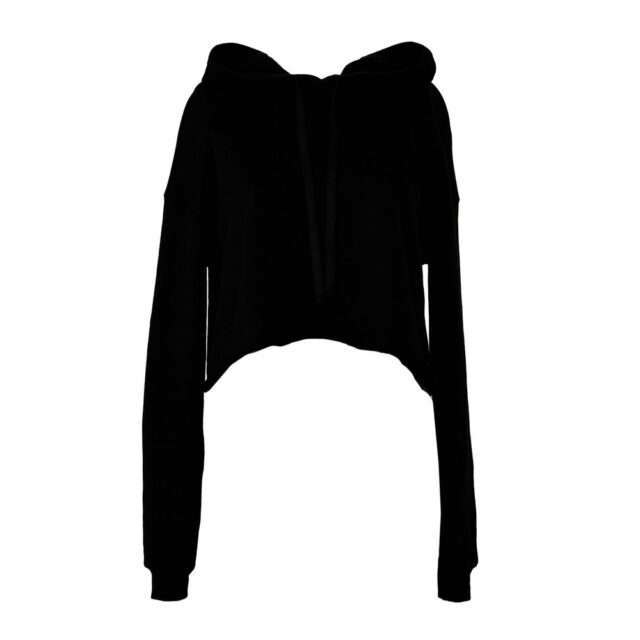 Women’s cropped fleece hoodie