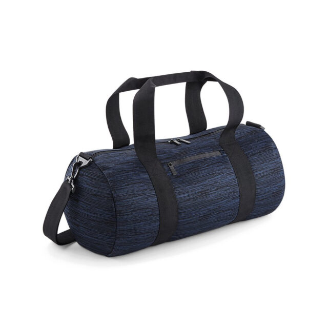 Duo knit barrel bag