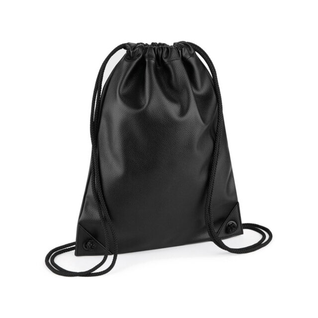 Faux leather gymsac