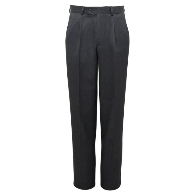Delta single pleat trousers