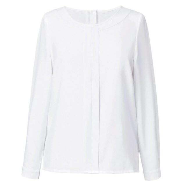 Women’s Riola crepe de chine long sleeve blouse