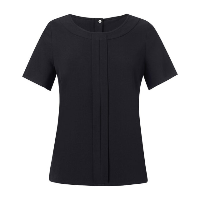 Women’s Verona crepe de chine short sleeve blouse