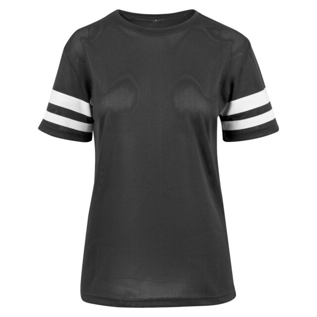 Women’s mesh stripe tee