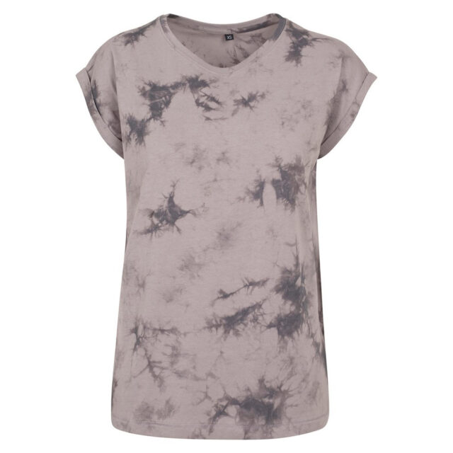Women’s batik dye extended shoulder tee