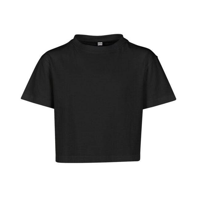 Girls cropped Jersey tee