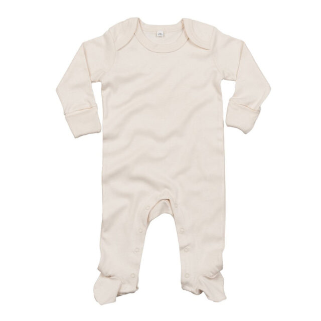 Baby organic envelope sleepsuit with mitts
