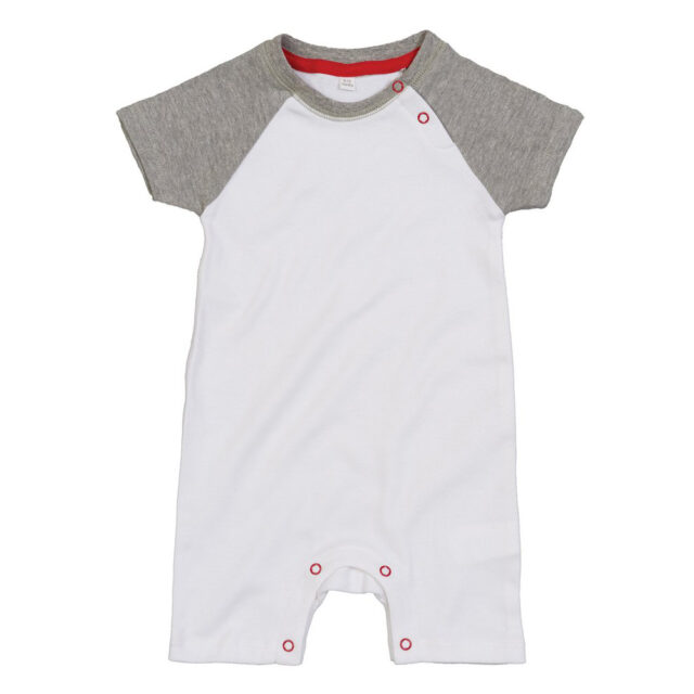 Baby baseball playsuit