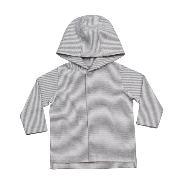 Baby stripy hooded T