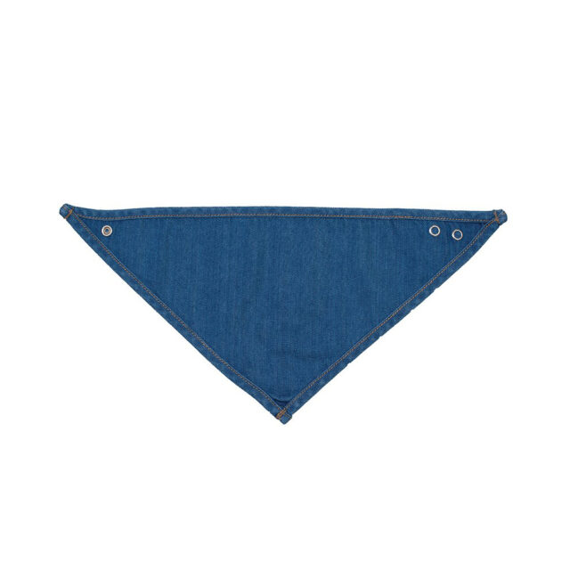 Baby Rocks denim bandana bib
