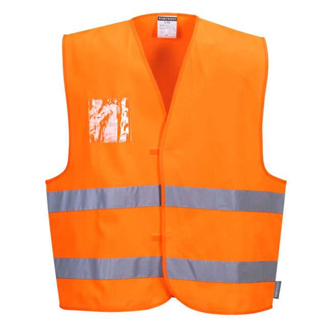 Hi-Vis Vest – Dual ID Holder