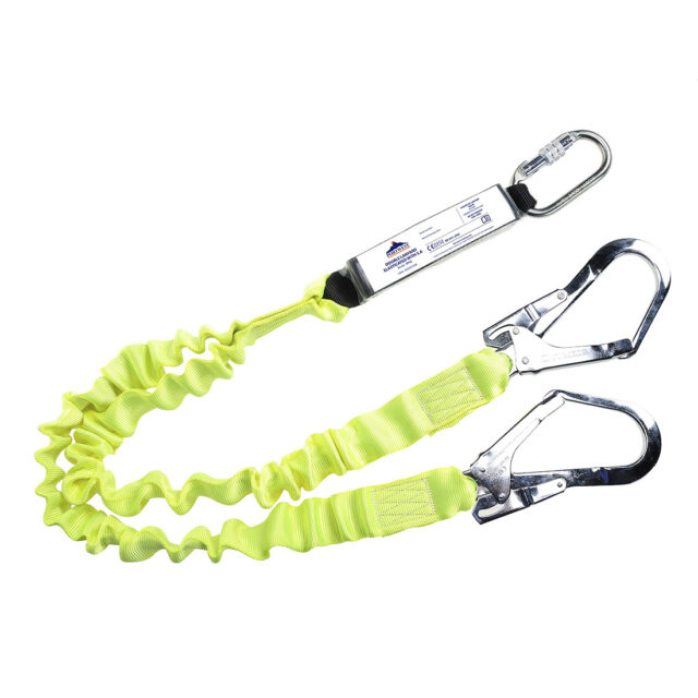 Double Elasticated Lanyard With Shock Absorber