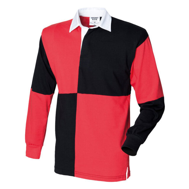 Quartered rugby shirt