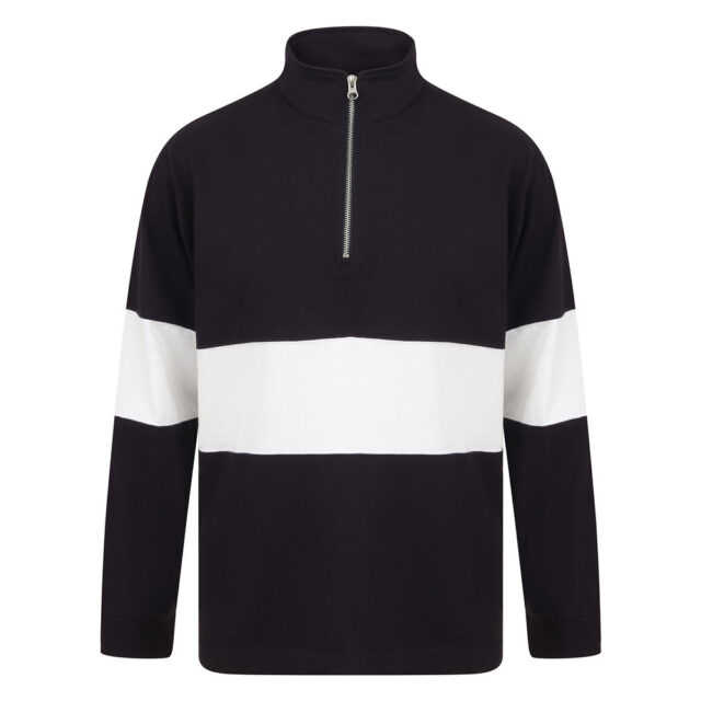 Panelled 1/4 zip