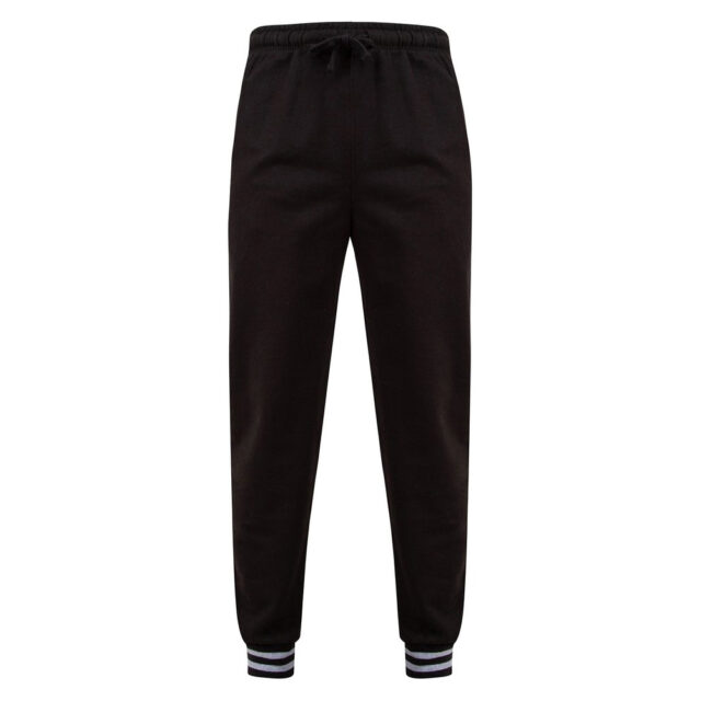 Joggers with striped cuffs