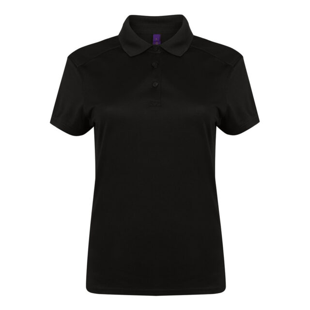 Women’s stretch polo shirt with wicking finish (slim fit)