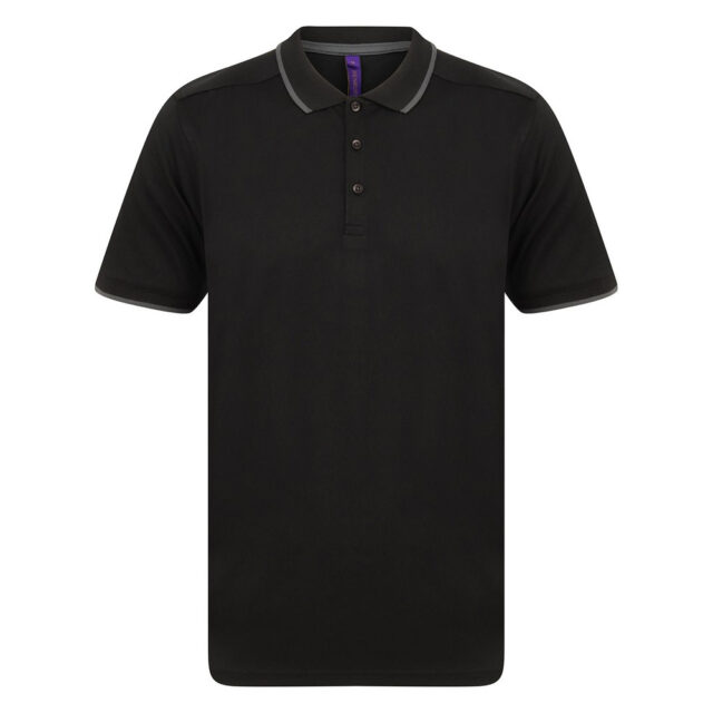 HiCool tipped polo shirt