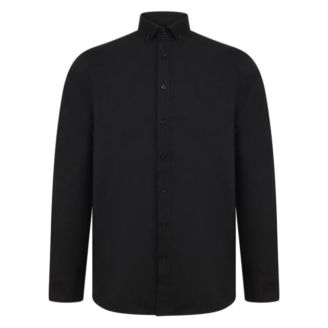Modern long sleeve Oxford shirt