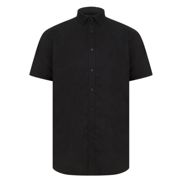 Modern short sleeve Oxford shirt