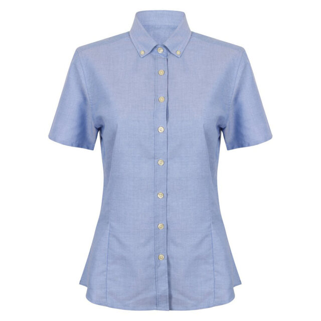 Women’s modern short sleeve Oxford shirt