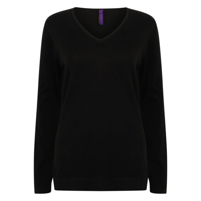 Women’s 12 gauge v-neck jumper