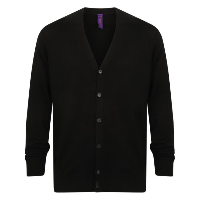 V-button cardigan