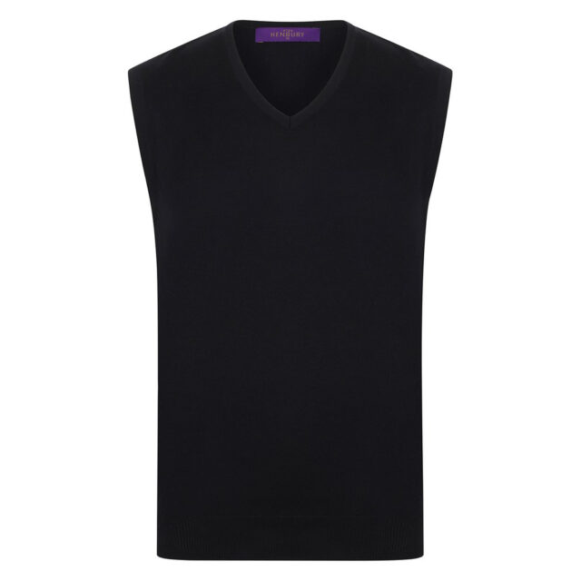 Sleeveless v-neck jumper
