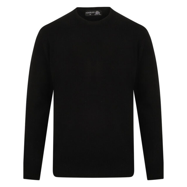 Crew neck lambswool jumper