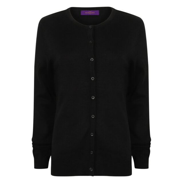 Women’s cashmere touch crew neck cardigan