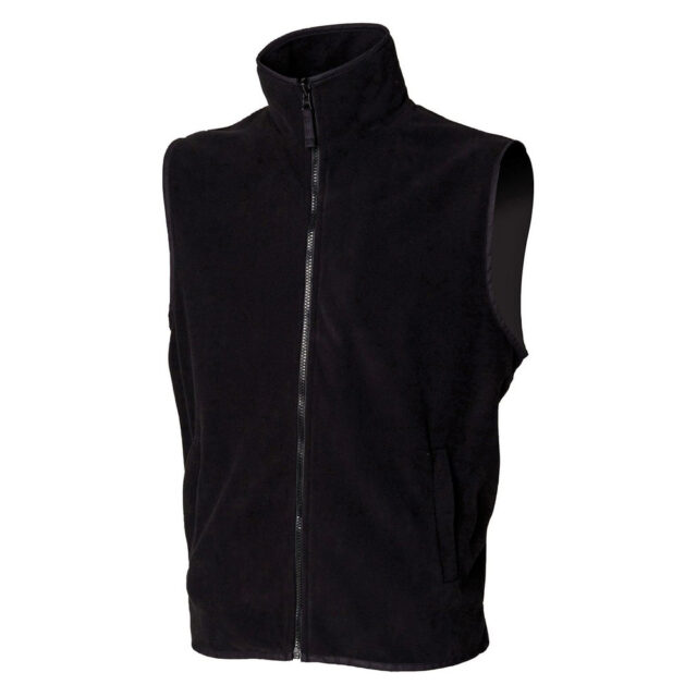 Sleeveless microfleece jacket