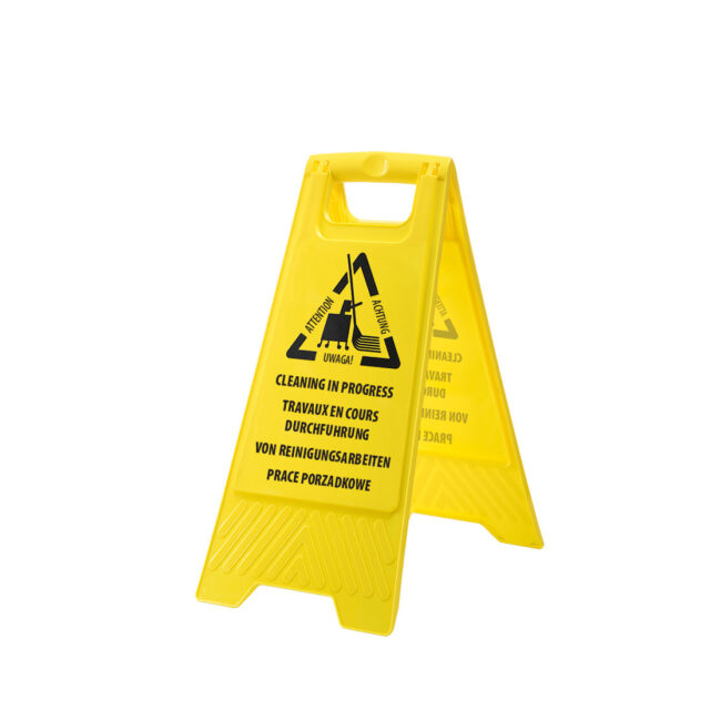 Euro Cleaning In Progress Sign