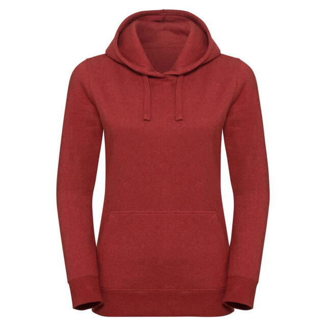 Women’s authentic melange hooded sweatshirt