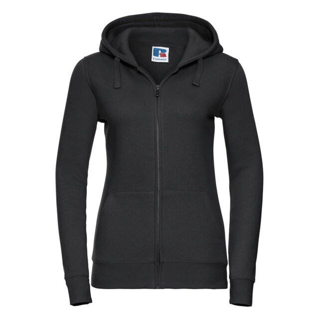 Women’s authentic zipped hooded sweatshirt