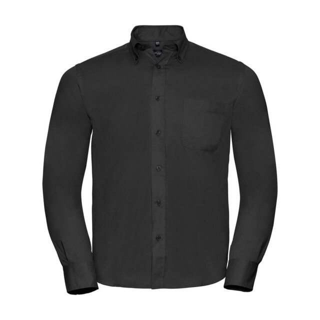 Long sleeve classic twill shirt