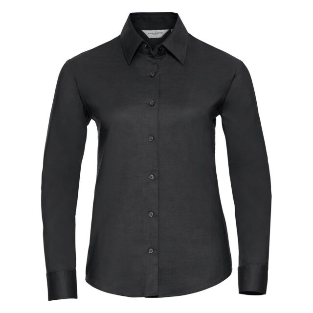 Women’s long sleeve easycare Oxford shirt