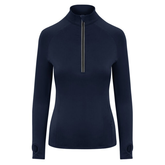 Girlie Cool Flex long half-zip top
