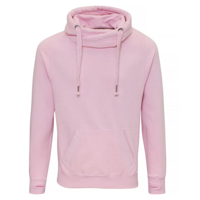 Cross neck hoodie