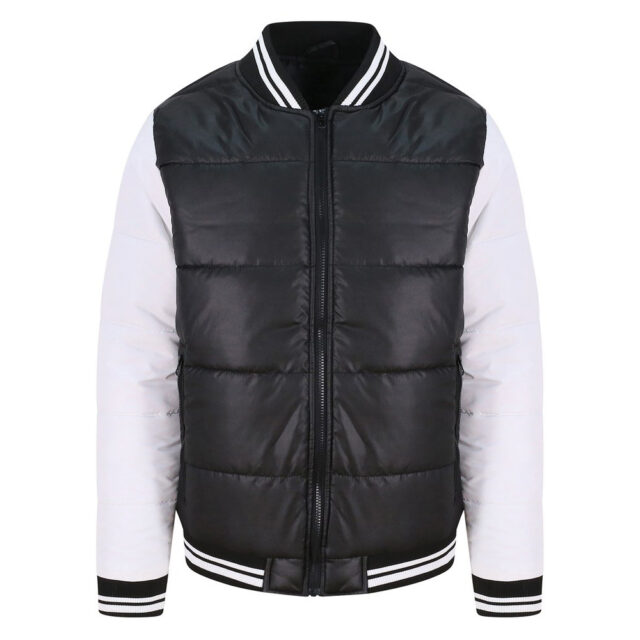 Varsity puffer jacket