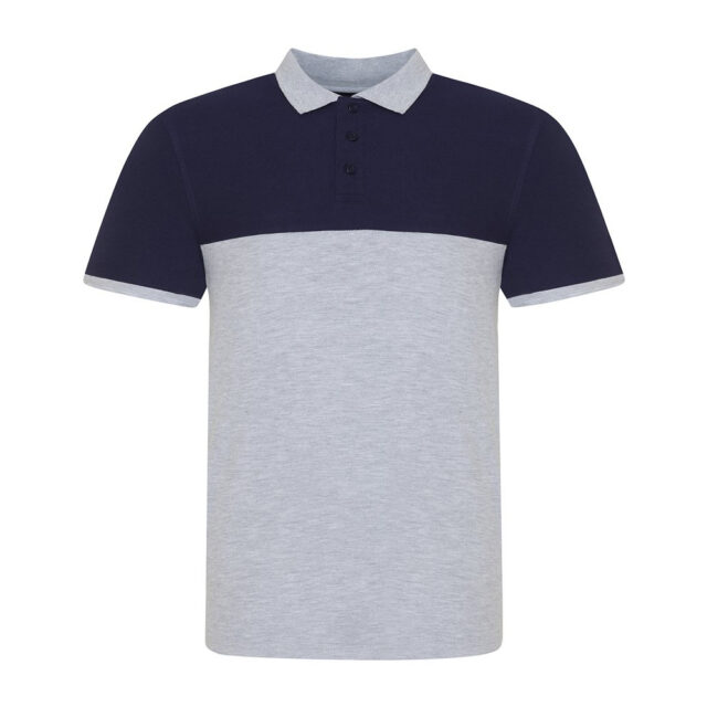 Colour block polo